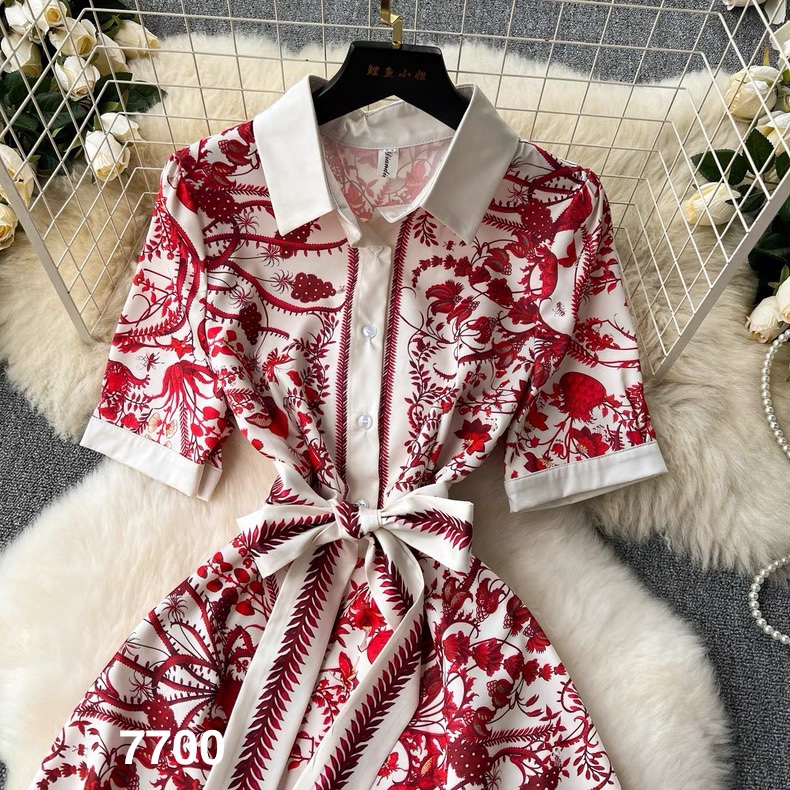 7700. RED DRESS (exclusive)