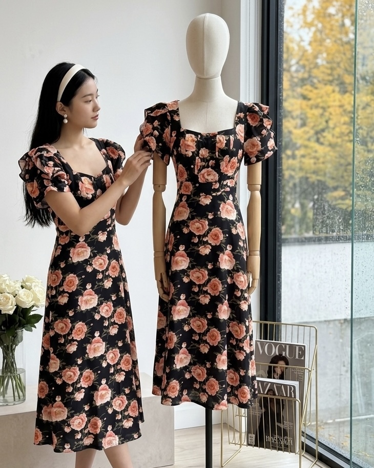V704. MAXI DRESS