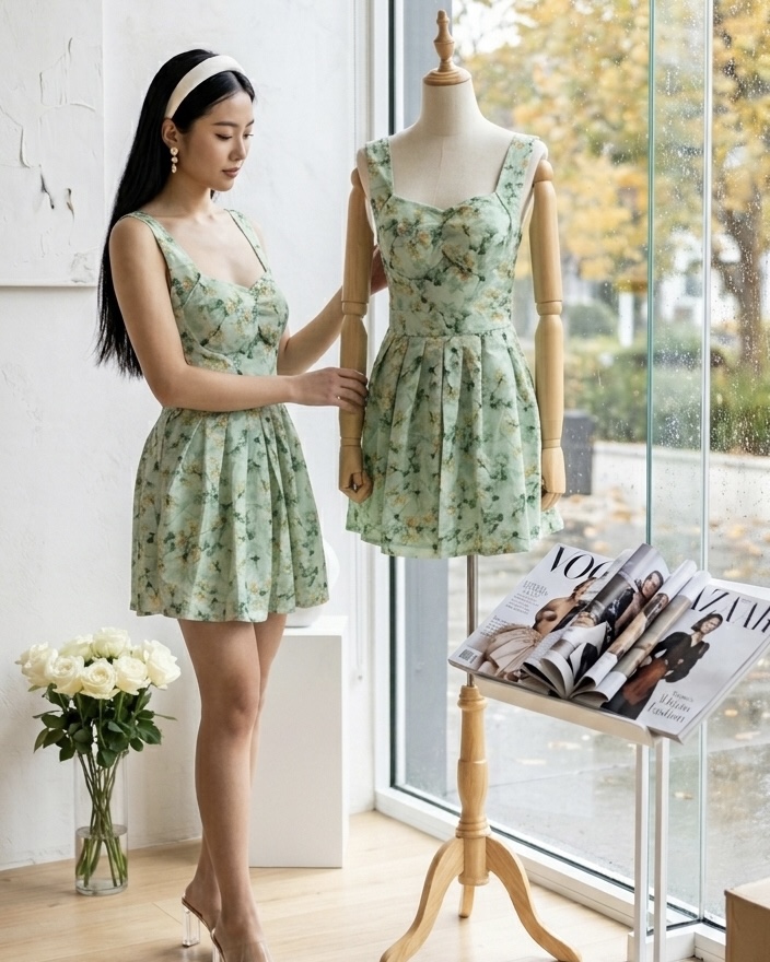 V683.. MAXI DRESS 2PCS
