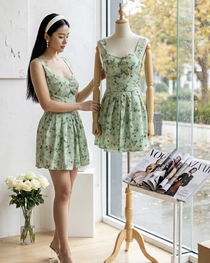 V683.. MAXI DRESS 2PCS