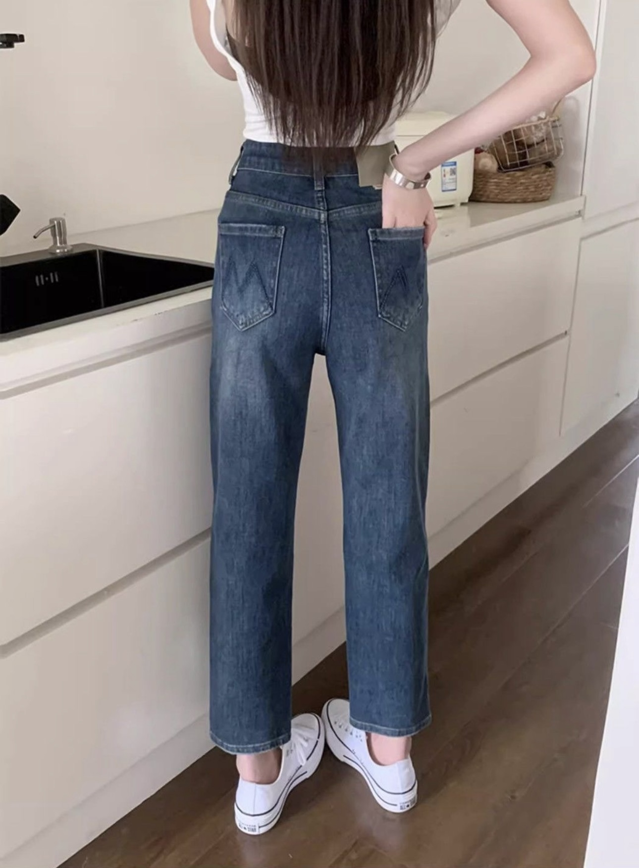 5322. LONG BOTTOM DARK BLUE