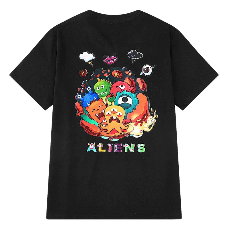1670. CUTE BLACK TEE