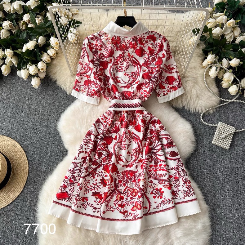 7700. RED DRESS (exclusive)