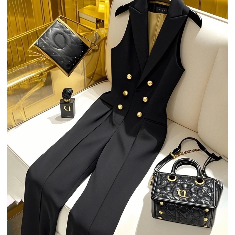 6779. BLACK LONG SET