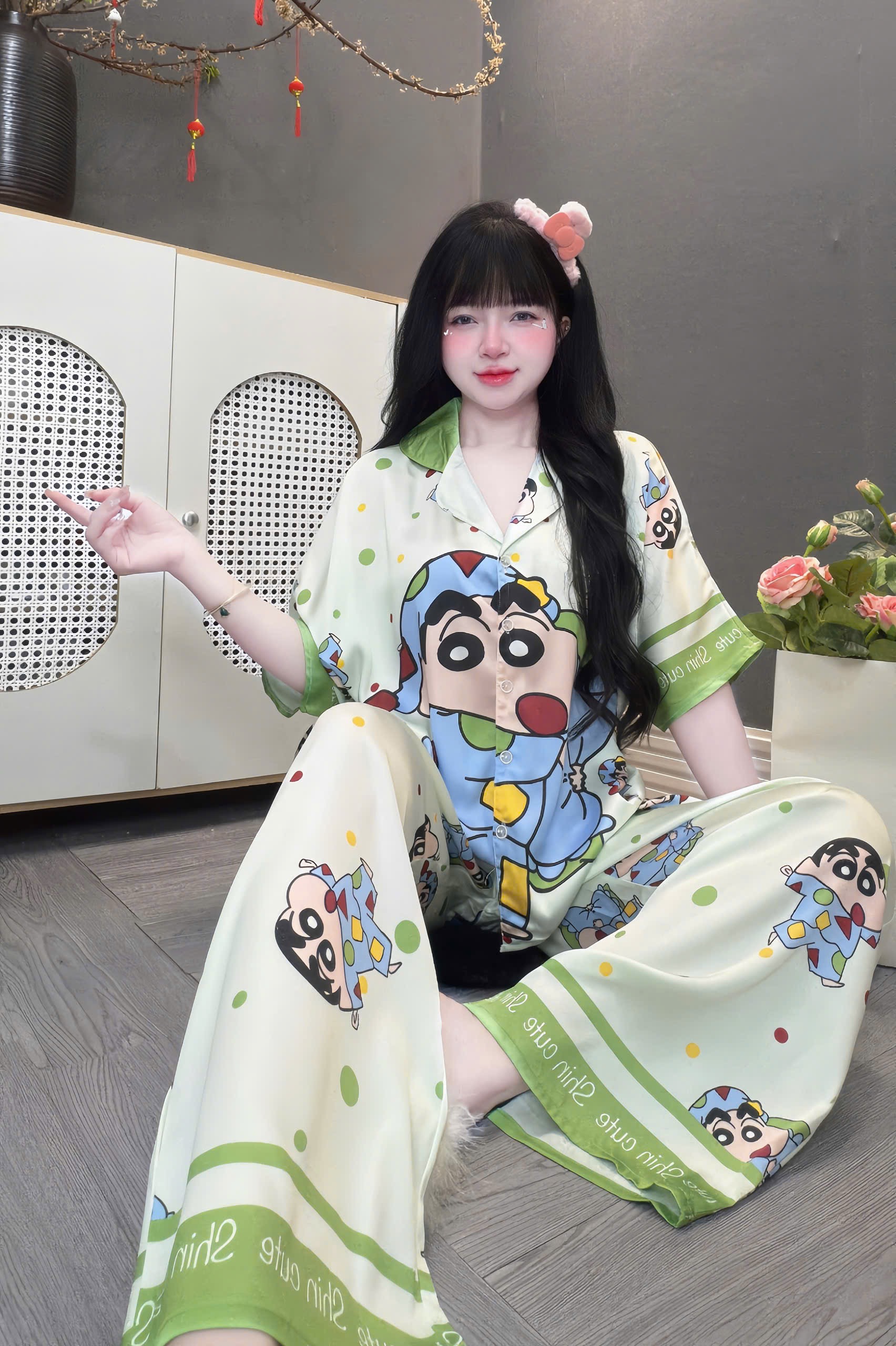 V1118. SLEEPWEAR SHIN GREEN