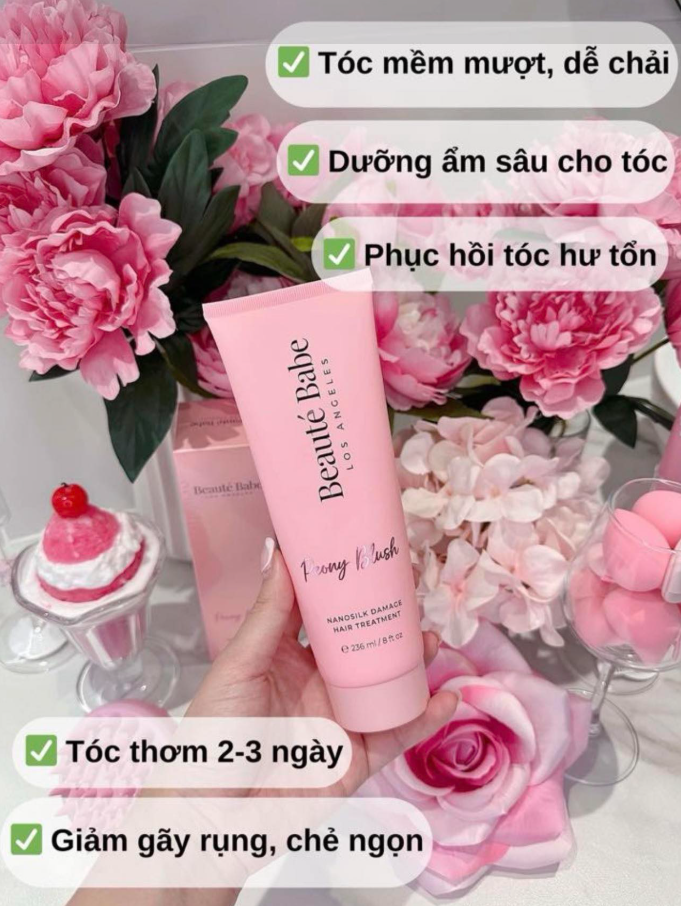 H2. PERFUME HAIR MASK BEAUTE BABE 236ml