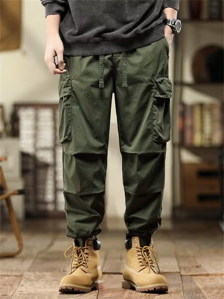Men's Casual Cozy Multi-pocket Baggy Cargo Pants
