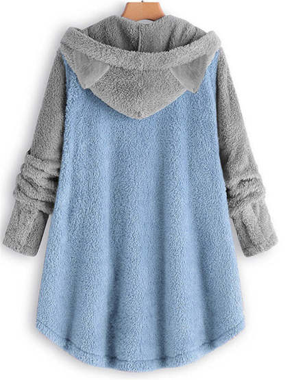 Adorable Fleece Hoodies With Cute Cat's Ears for Women