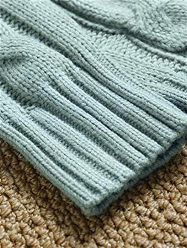 Women's Solid Color Ribbed Knit Button Up Cardigan Sweater with Pockets