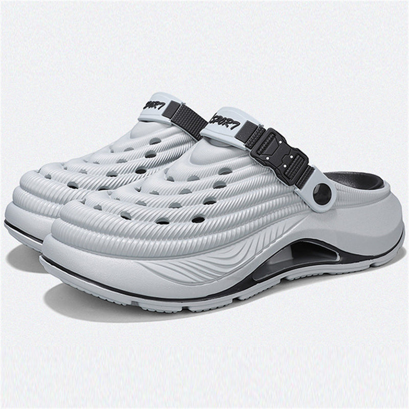 Men's Summer Sport Platform Clogs Breathable Lightweight Sandals