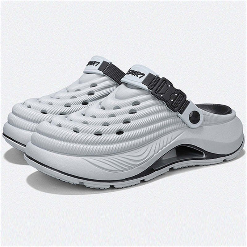 Men's Summer Sport Platform Clogs Breathable Lightweight Sandals
