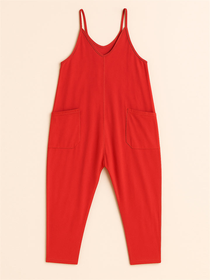 Summer Casual Baggy Spaghetti Jumpsuits For women
