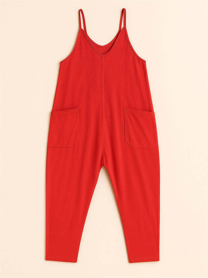 Summer Casual Baggy Spaghetti Jumpsuits For women
