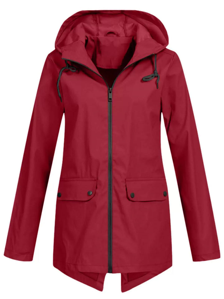 Autumn Windproof Lightweight Zip Up Hooded Outdoor Jackets