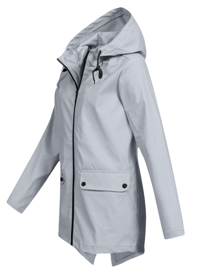 Autumn Windproof Lightweight Zip Up Hooded Outdoor Jackets