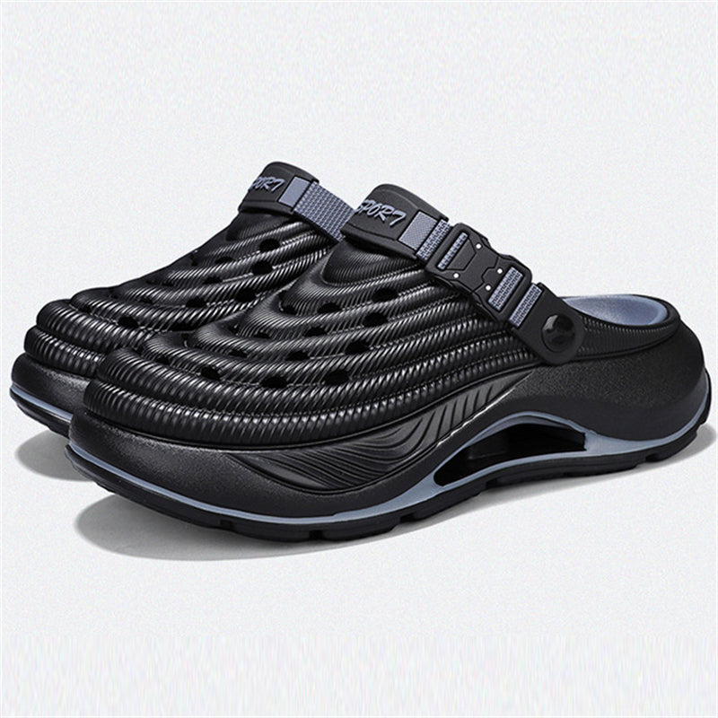 Men's Summer Sport Platform Clogs Breathable Lightweight Sandals