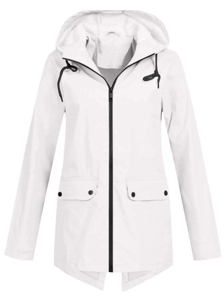 Autumn Windproof Lightweight Zip Up Hooded Outdoor Jackets
