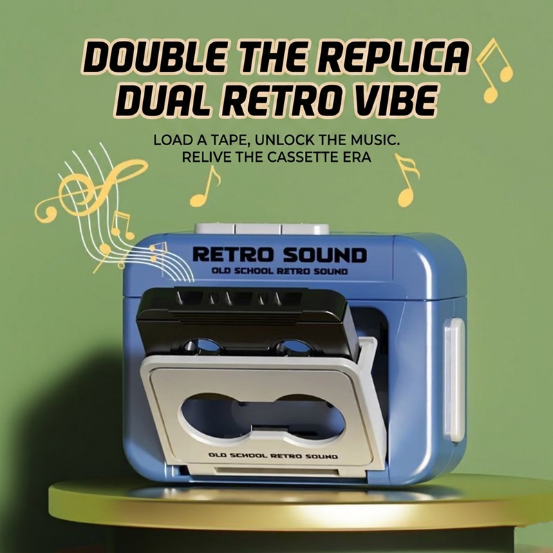 Retro Sound Mini Recorder Keychain