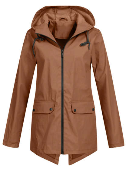 Autumn Windproof Lightweight Zip Up Hooded Outdoor Jackets