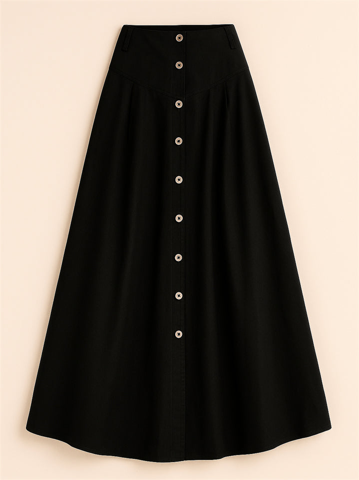 Women's Casual Ankle Length Holiday Style Skirts with Pockets