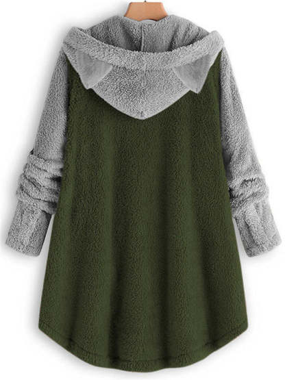 Adorable Fleece Hoodies With Cute Cat's Ears for Women