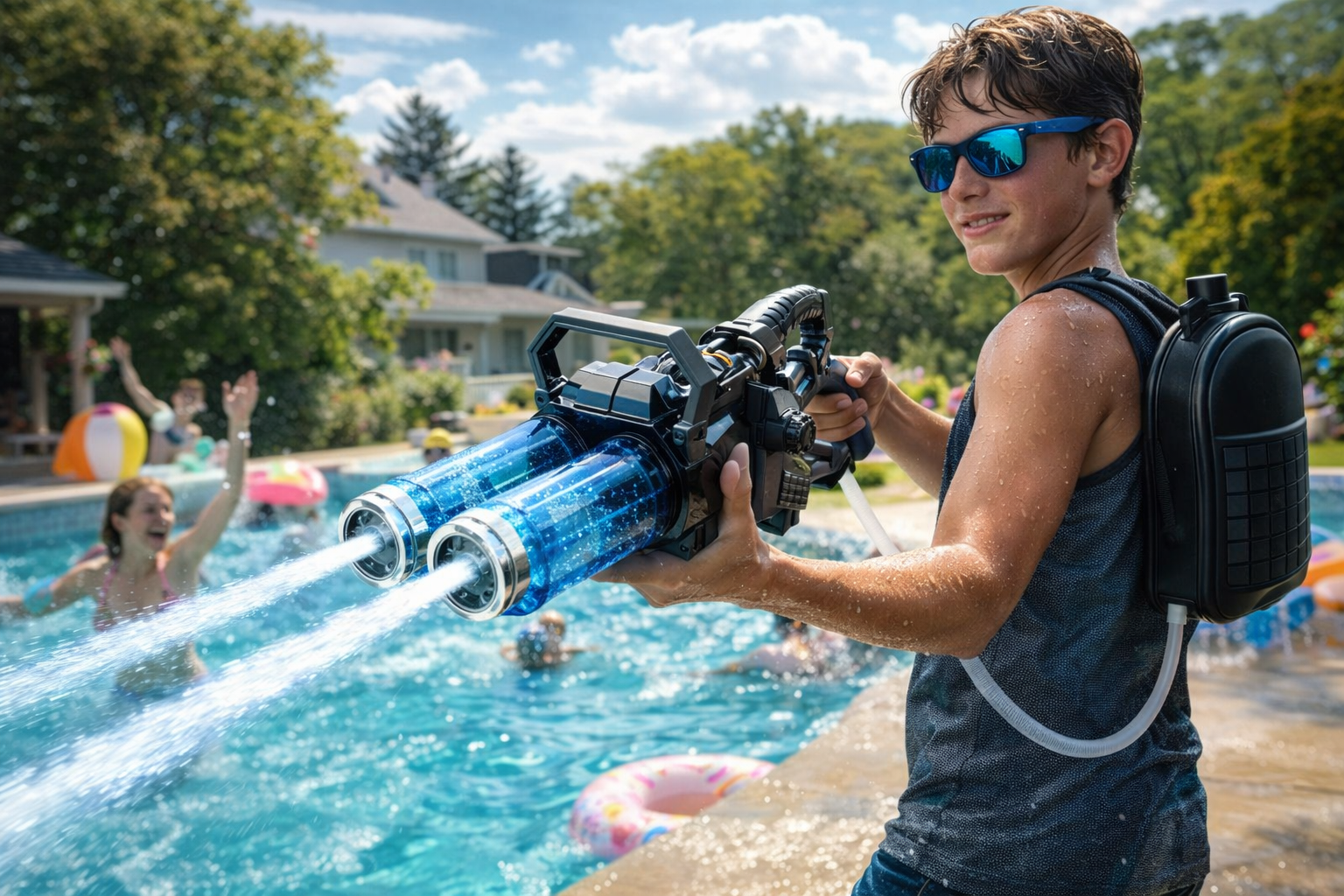 Powerful Straight Water Stream