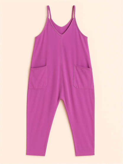 Summer Casual Baggy Spaghetti Jumpsuits For women