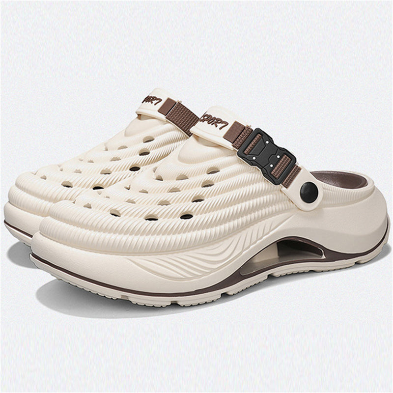 Men's Summer Sport Platform Clogs Breathable Lightweight Sandals