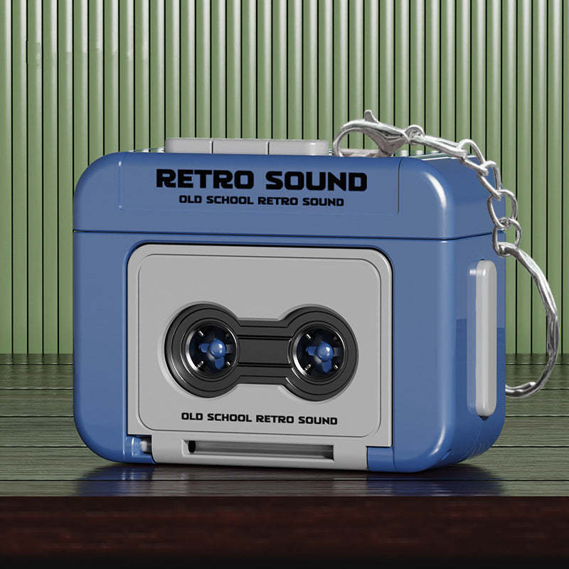 Retro Sound Mini Recorder Keychain