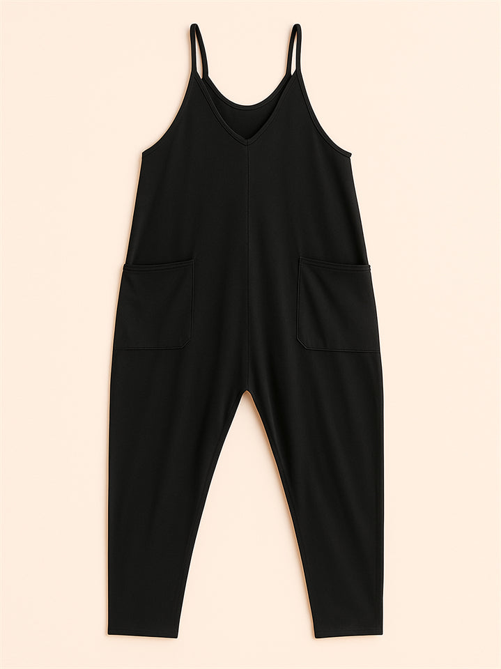 Summer Casual Baggy Spaghetti Jumpsuits For women