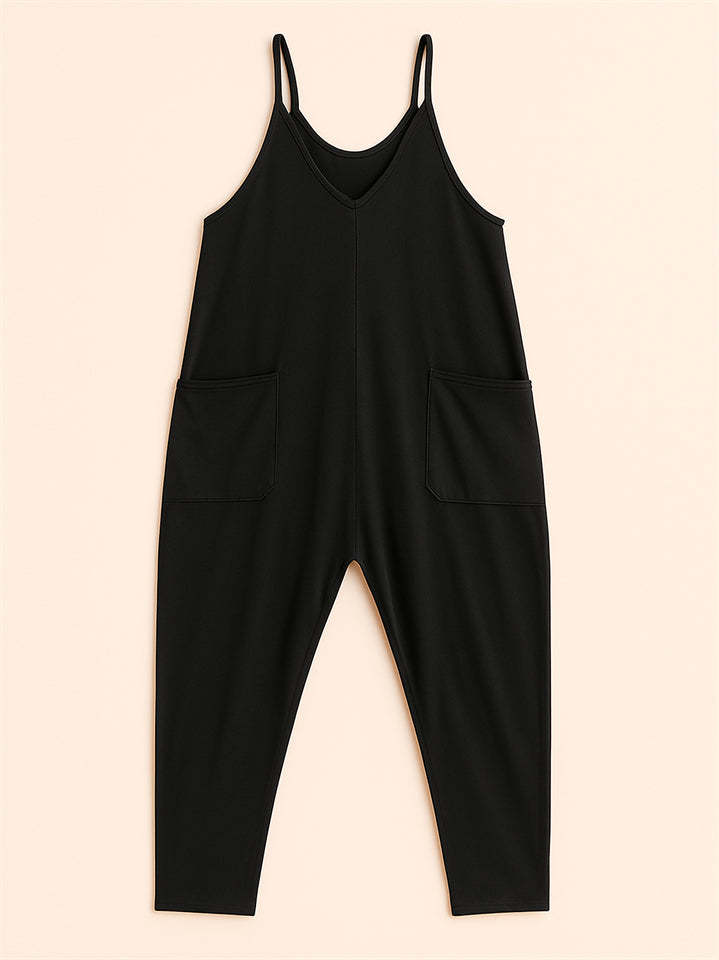 Summer Casual Baggy Spaghetti Jumpsuits For women