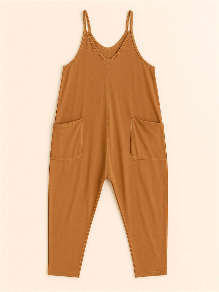 Summer Casual Baggy Spaghetti Jumpsuits For women