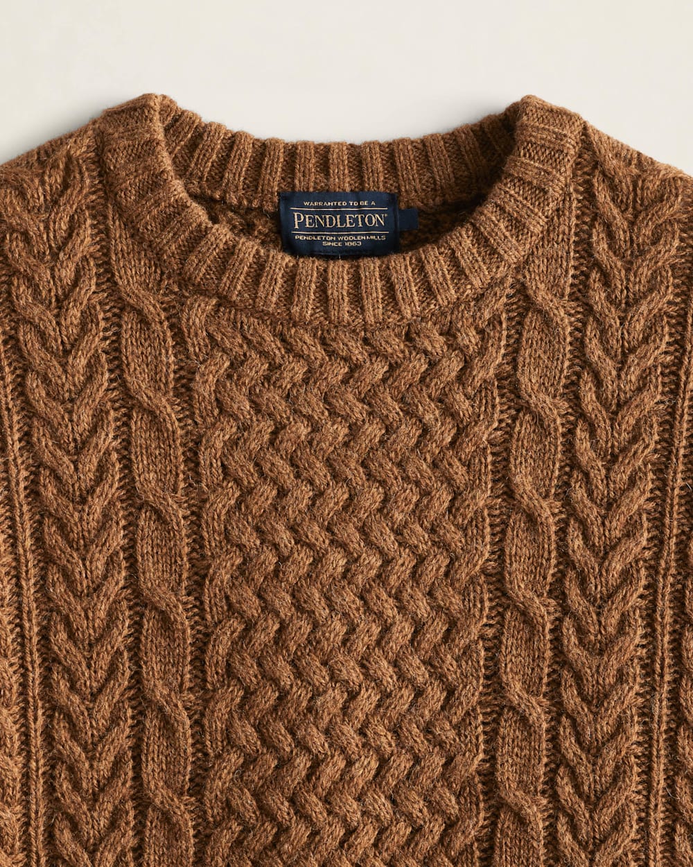 MEN'S JONES COLLECTION FISHERMAN SWEATER