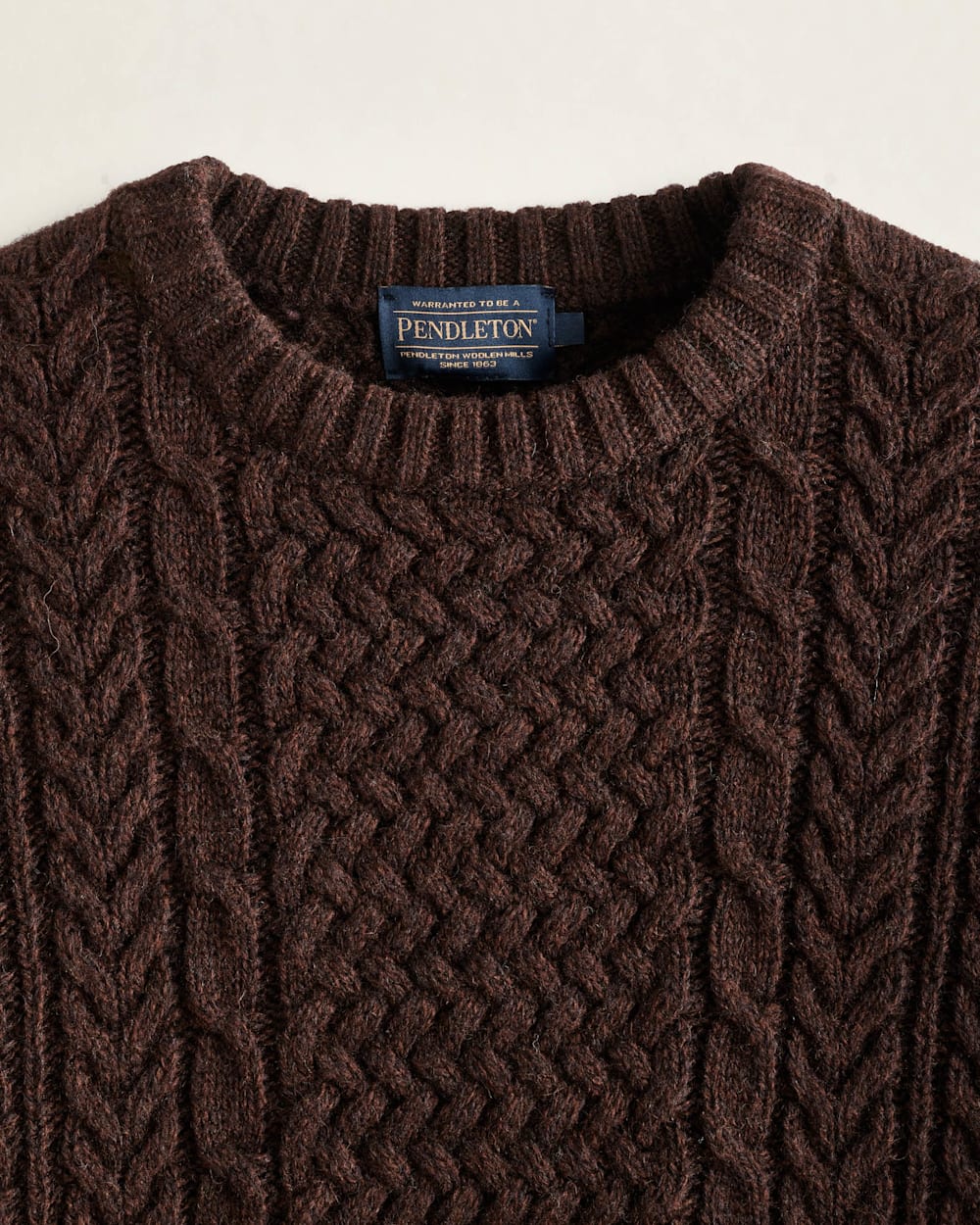 MEN'S JONES COLLECTION FISHERMAN SWEATER