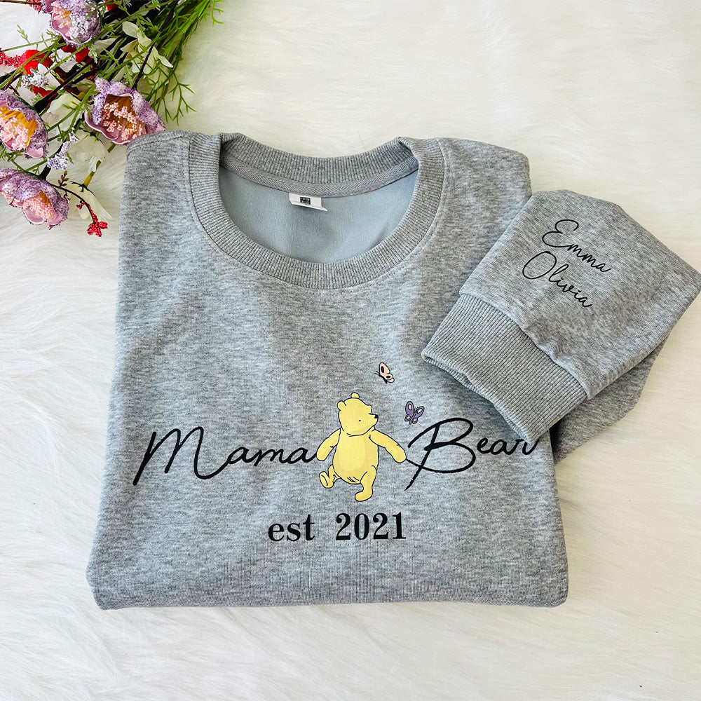 Personalized Mama Bear Sweatshirt