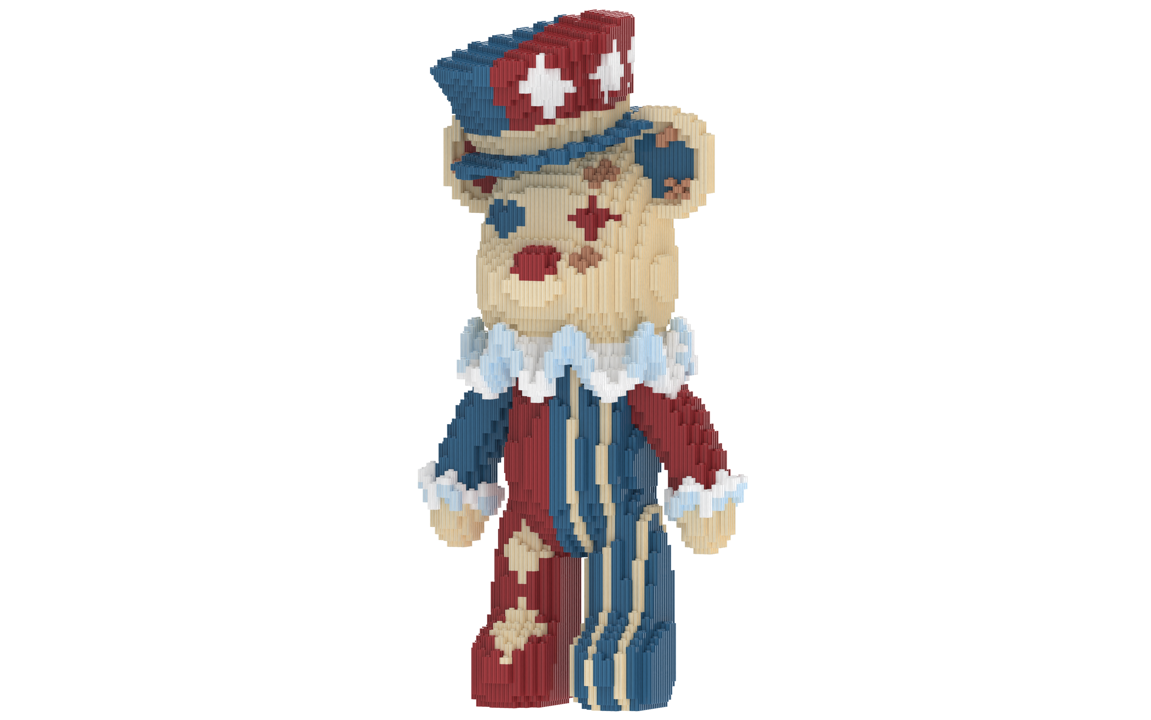 Joker Toy Bear Building Blocks Kit