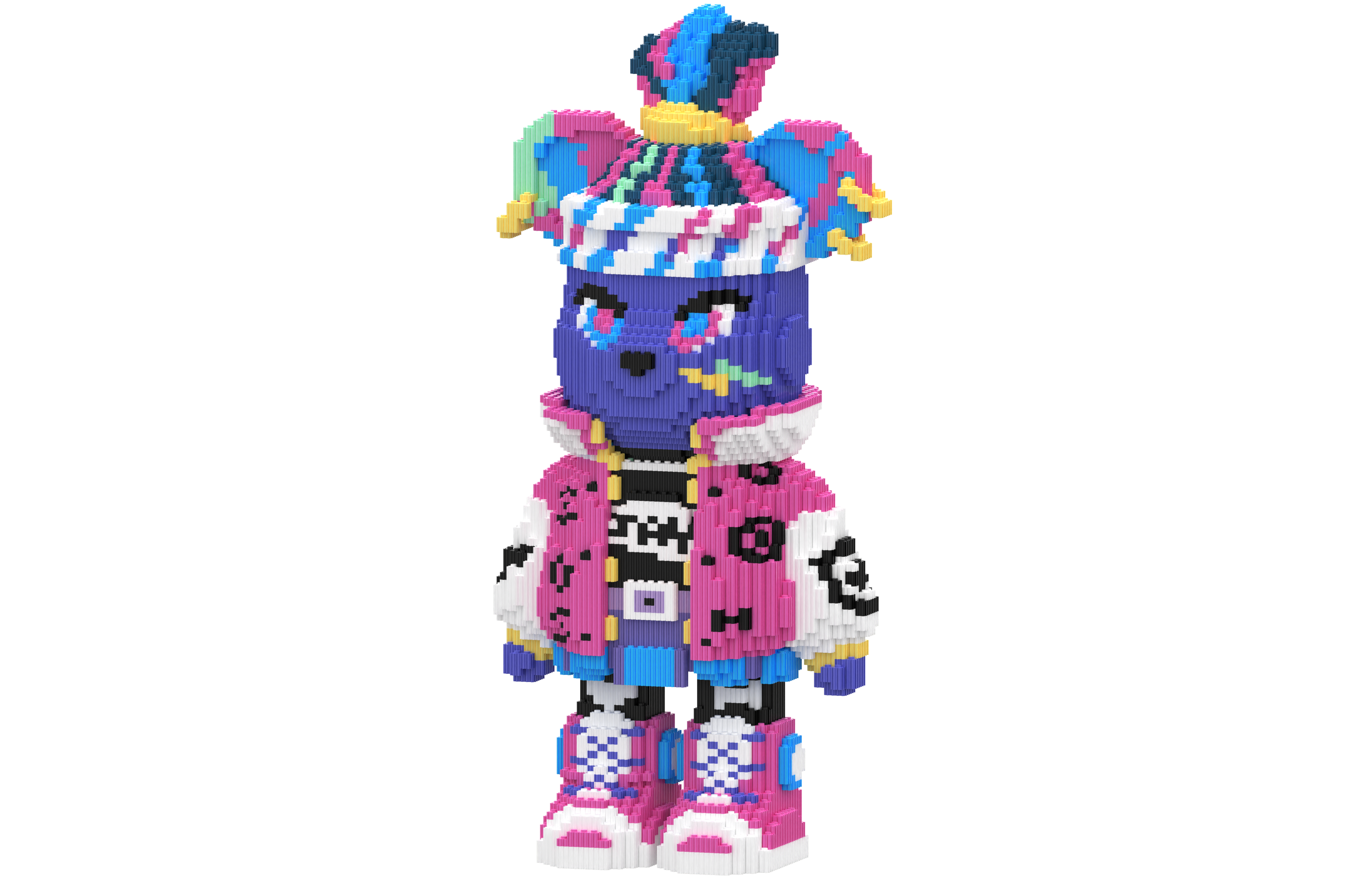 Chloe Moretz Toy Bear Building Blocks Kit