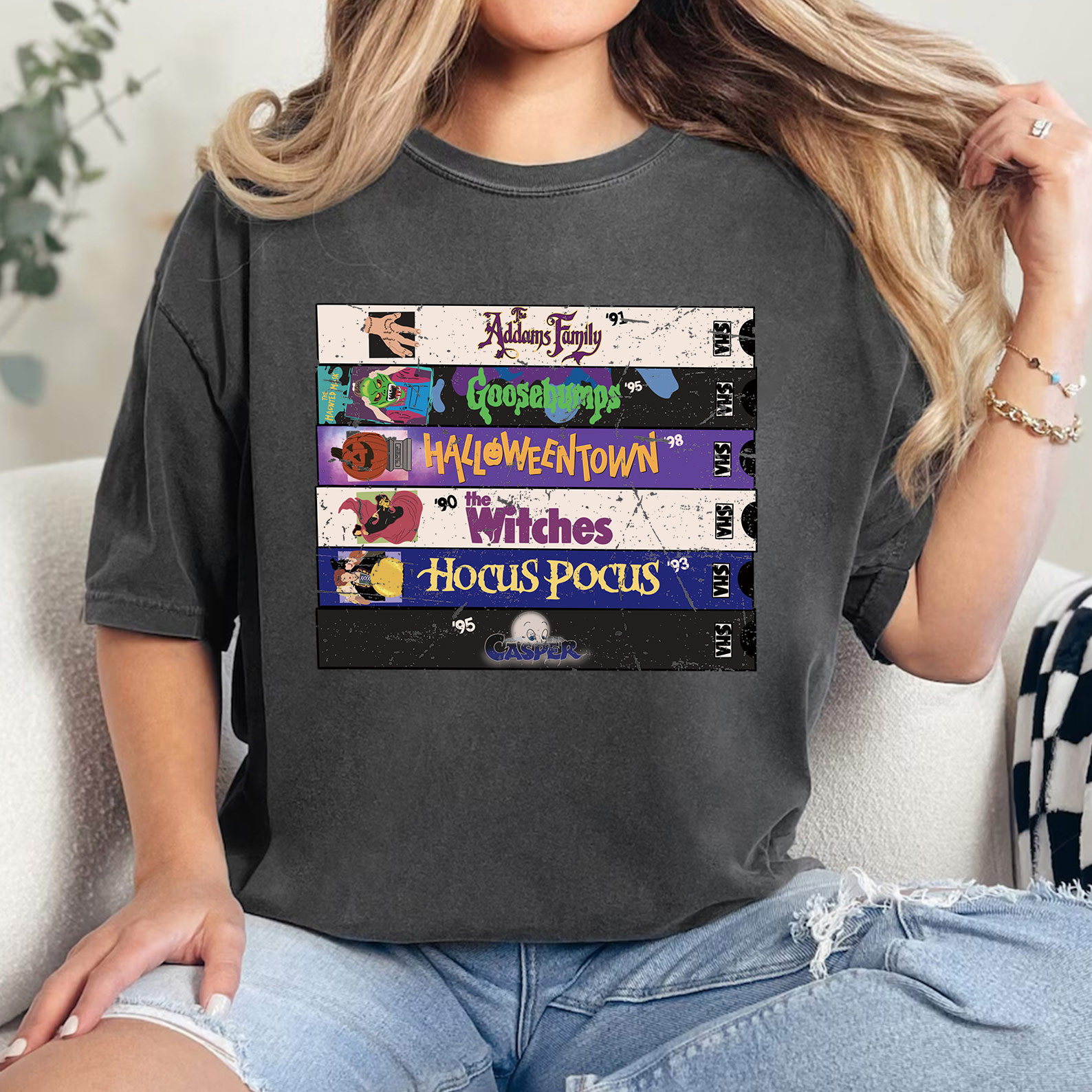 Halloween Movies VHS Tapes Shirt