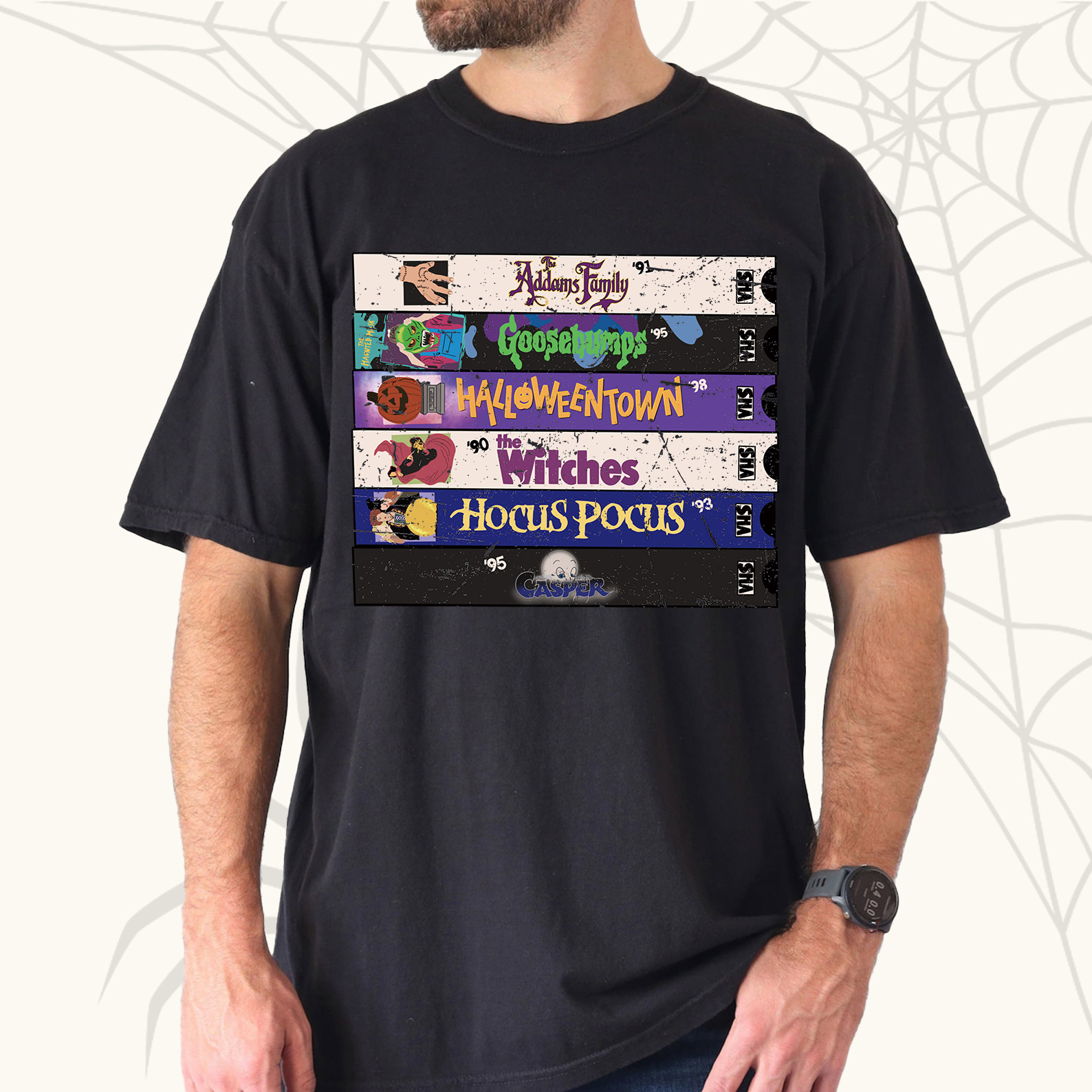 Halloween Movies VHS Tapes Shirt
