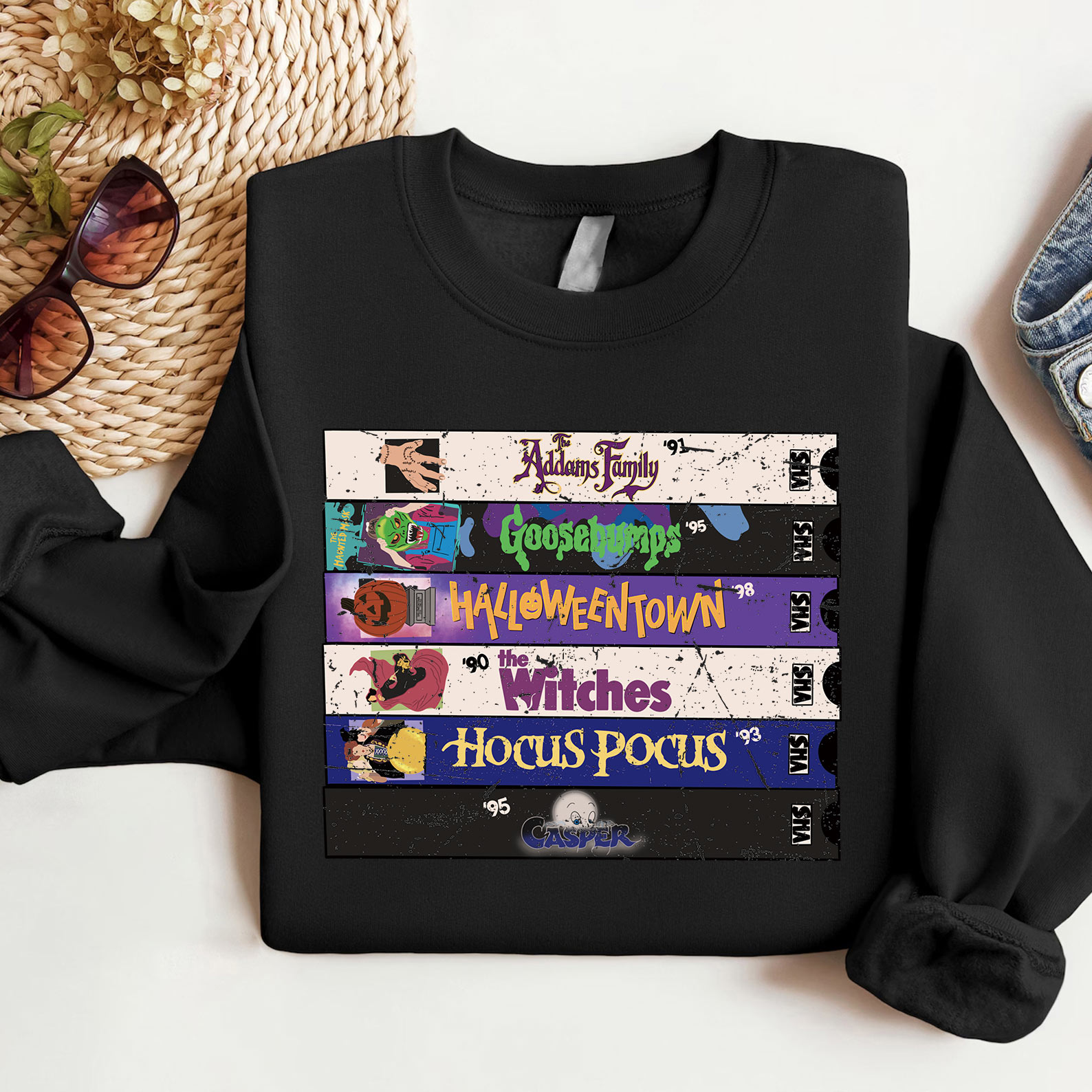 Halloween Movies VHS Tapes Shirt