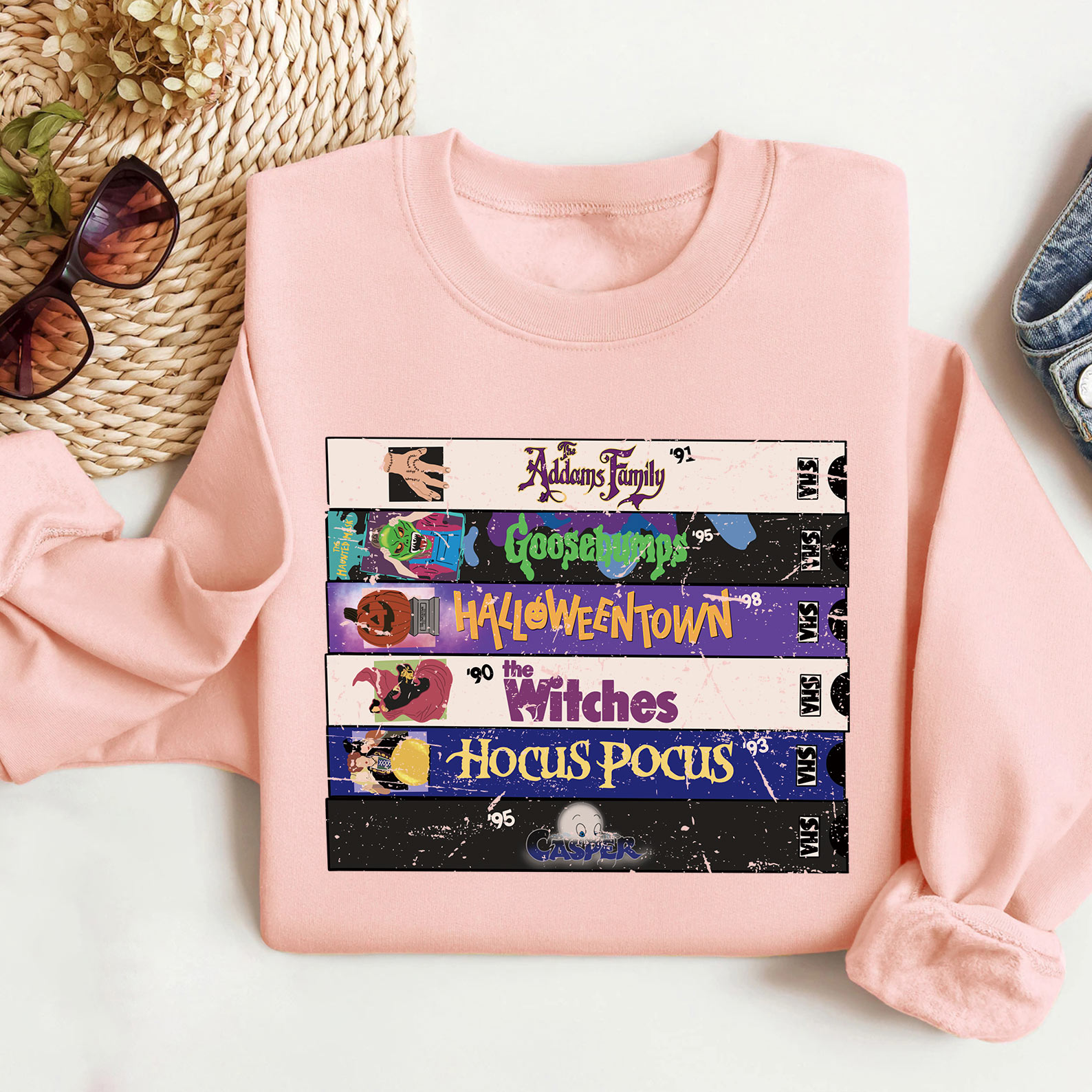 Halloween Movies VHS Tapes Shirt