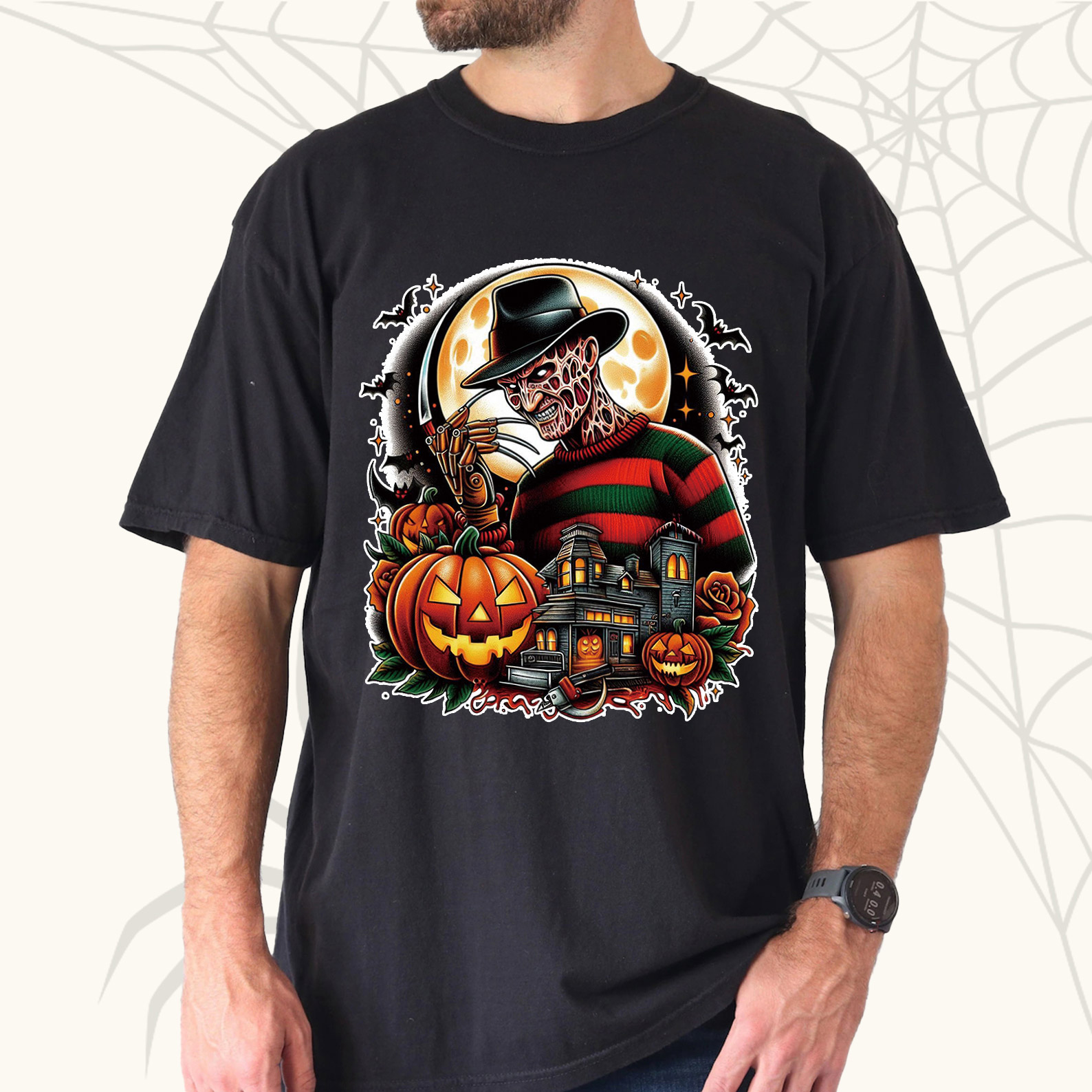 Horror Halloween sublimation Shirt