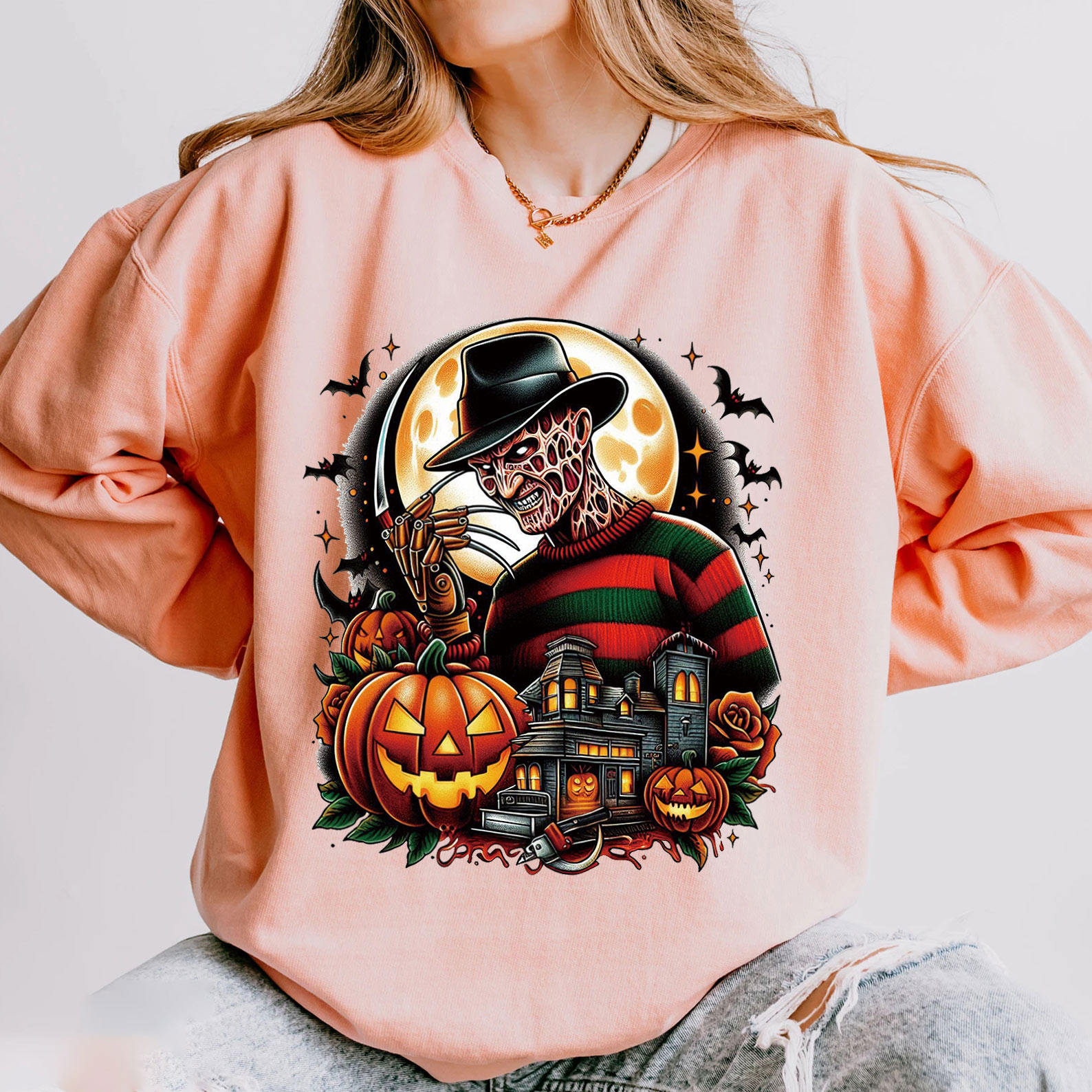 Horror Halloween sublimation Shirt