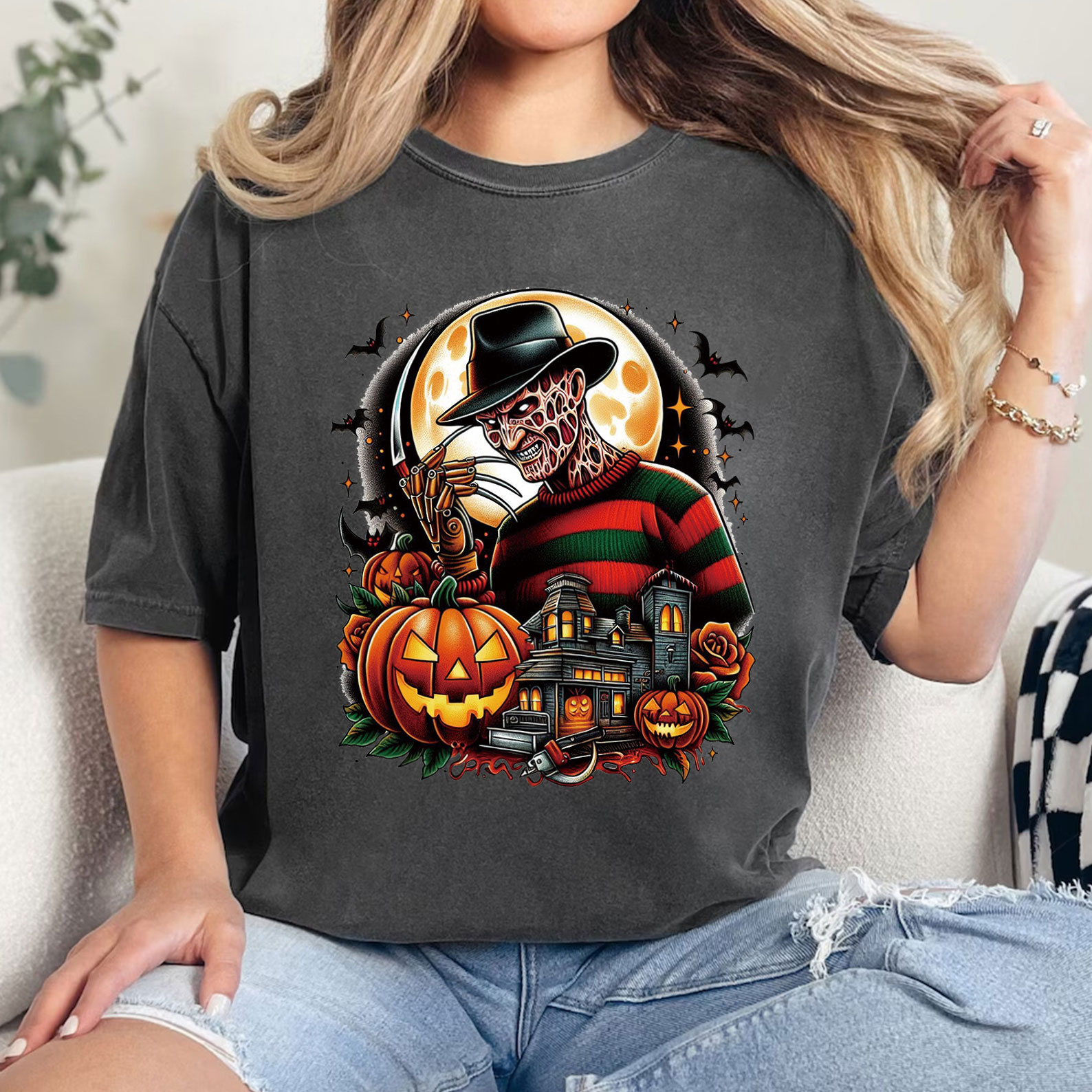 Horror Halloween sublimation Shirt