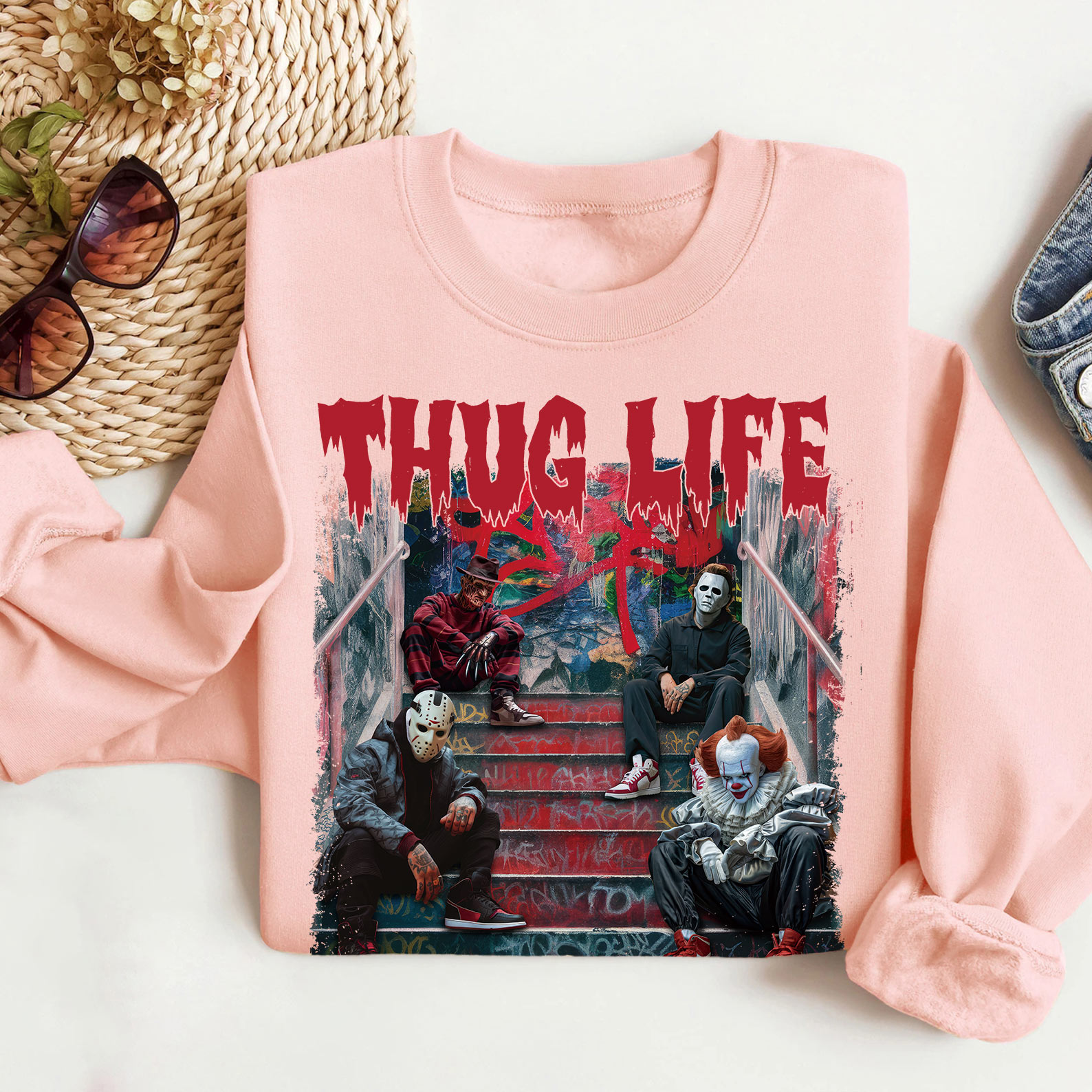 Thug Life Horror Movie Shirt