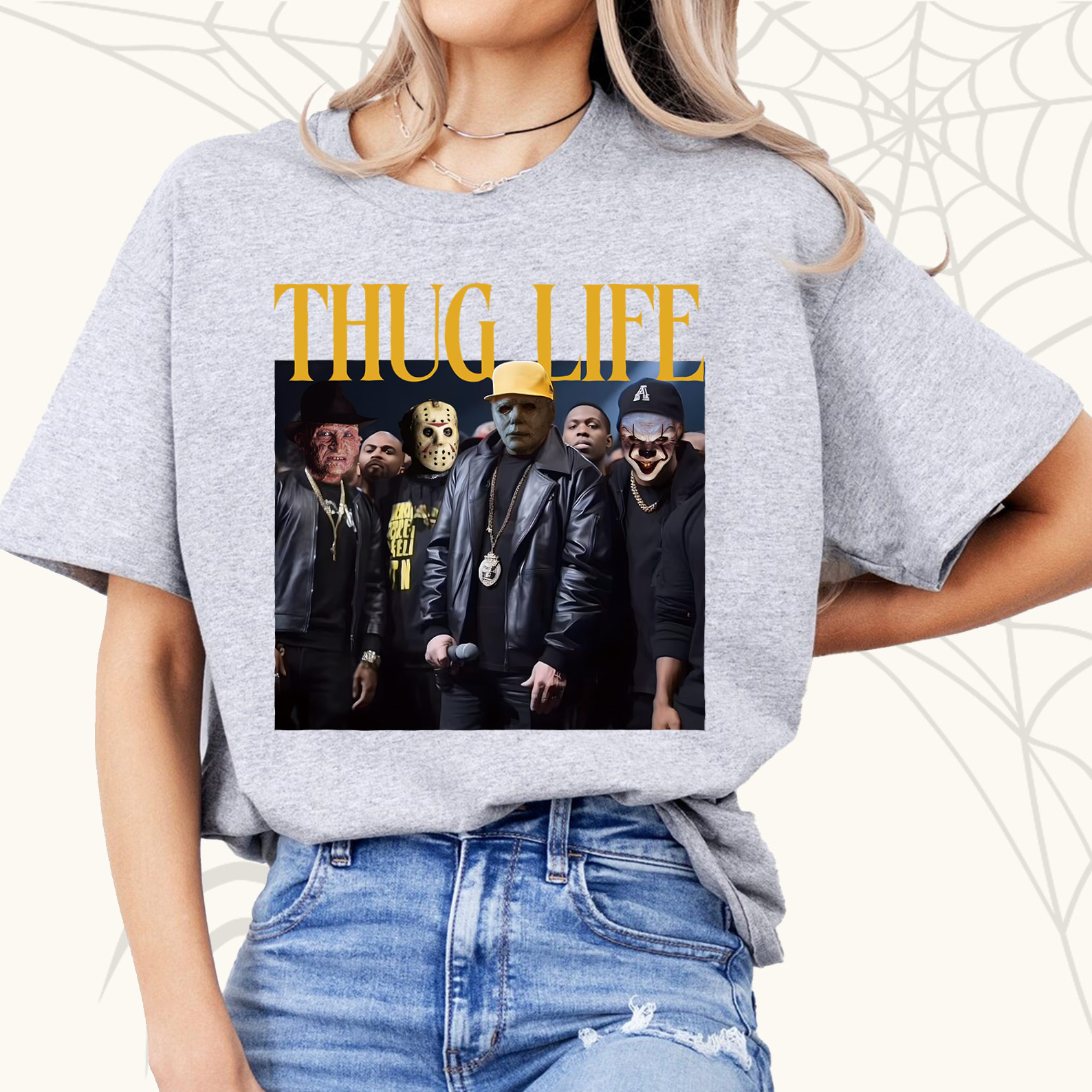 Horror Movie Thug Life Shirt