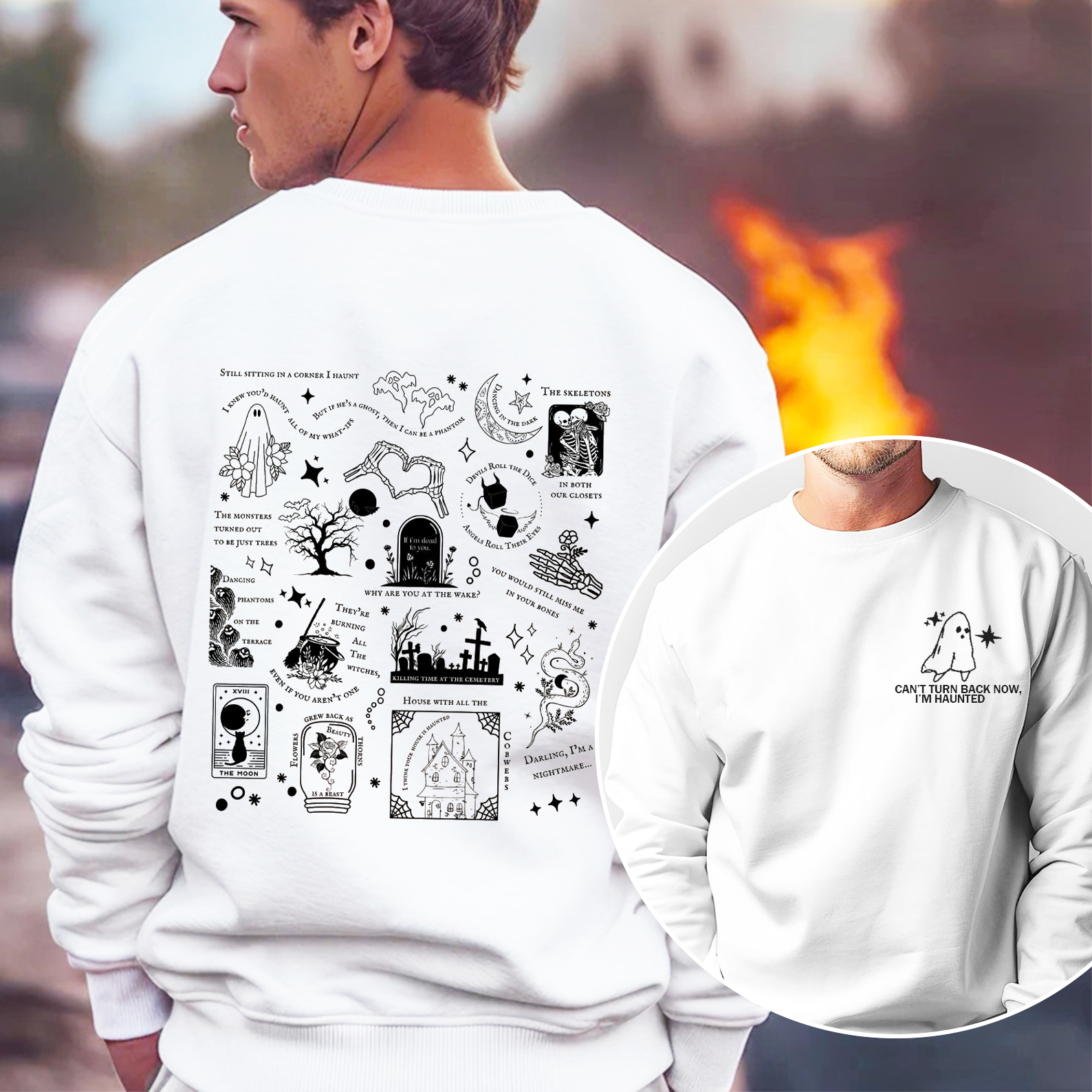 Halloween Lyrics Motivational Sweatshirt