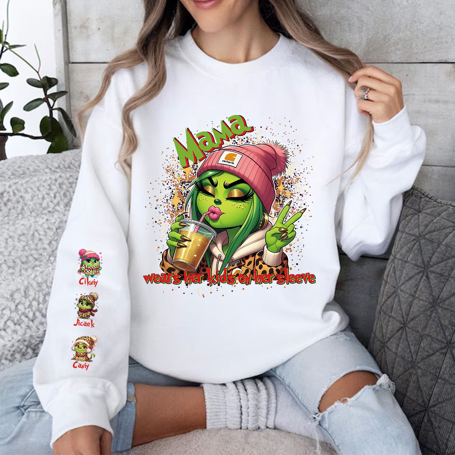 Custom Christmas Movie Characters Mama T-Shirt/Sweatshirt/Hoodie