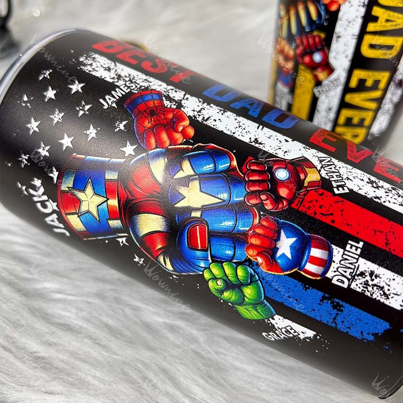 BEST DADMAN EVER Custom Stainless Steel Tumbler