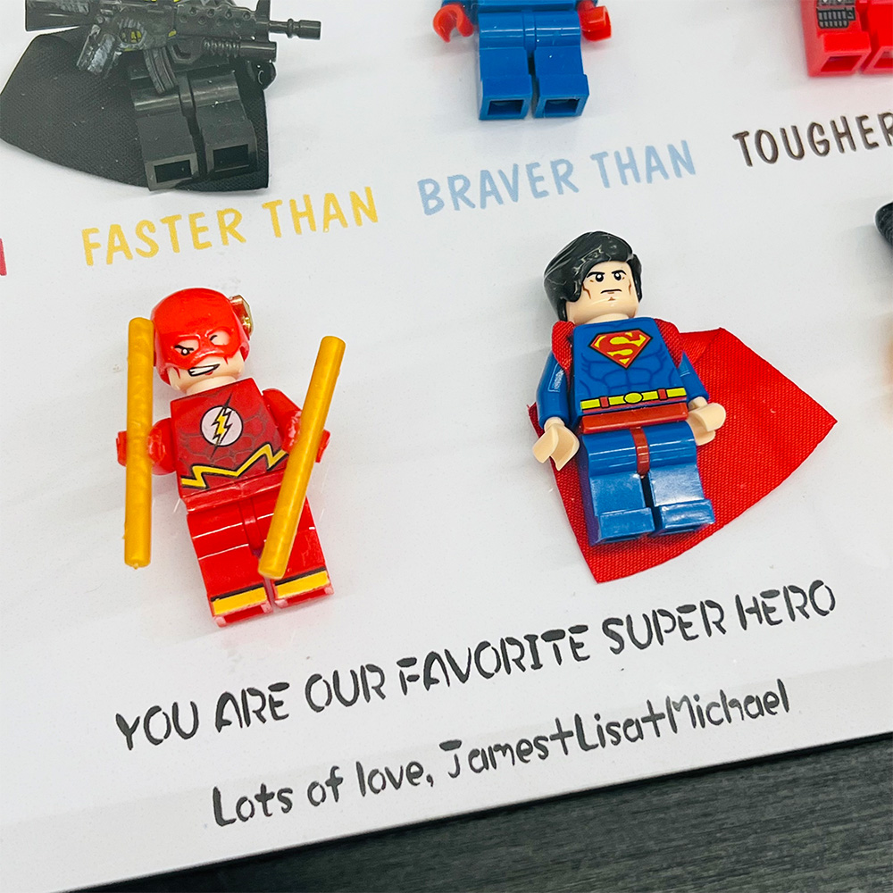 Custom Dad You are My Superhero Frame